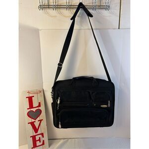 Samsonite laptop computer bag padded black‎ 17x14x5.5" multi compartments